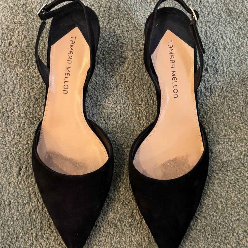 STUNNING Tamara Mellon suede pumps